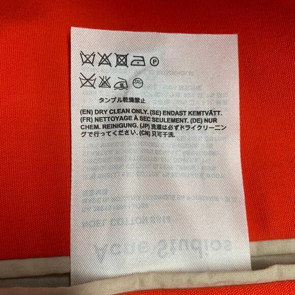 ACNE STUDIOS Size 38 Orange Cotton Blend Sport Coat - Picture 10 of 10